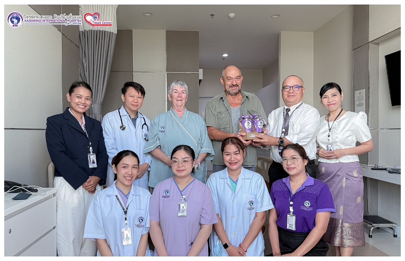 Thank You Letter to the Hospital Team Wednesday, July 16 A Memory I Will Never Forget That morning, everything seemed to come to a halt. I was incredibly fortunate to have Dr. Supakarn and the Cardiology Department team by my side, who helped save my life